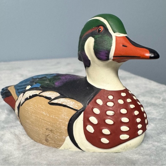 Pair of Vintage Avon 1984 Wood Duck Figure Collector Duck Series – Hand Painted - Picture 13 of 15